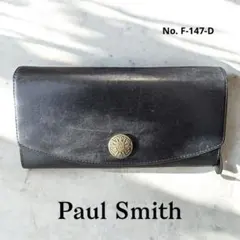 Paul Smith 黒 レザー 長財布　レディース　メンズ