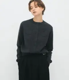 CABaN/キャバン コットンカシミヤ クルーネックカーディガン