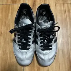 アディダス　SAMBAスニーカー　24㎝　シルバー