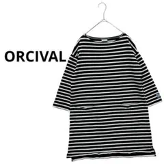 ORCIVAL オーシバル ボーダーチュニック ボートネック