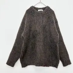 FREAK'S STORE シャギーニット 크루 넥 모헤어 톤 M 사이즈