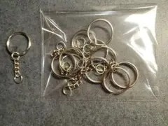 キーリング 金具 キーホルダー チェーン