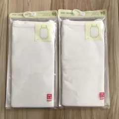 ユニクロ　無地　コットンメッシュインナー　ボディスーツ（キャミソール）90サイズ