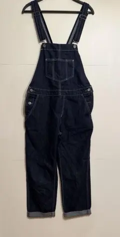 ダークデニム オーバーオール