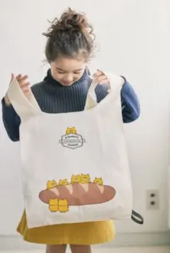 新品未使用　kodomoe 付録 ノラネコぐんだん　マルシェバッグ　新品未開封のサムネイル