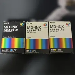 ALPS MD-INK カセットシアン、イエローのサムネイル