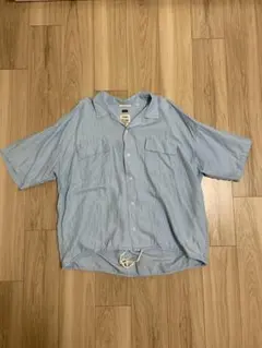 nanamica Open Collar Shirt Sax Lサイズのサムネイル