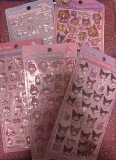 ボンボンドロップシール サンリオ 5種セット