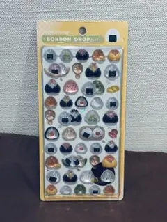 ボンボンドロップシール おにぎり　和柄