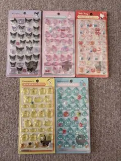 ち*ま様 サンリオ ボンボンドロップシール　正規品　5枚セット