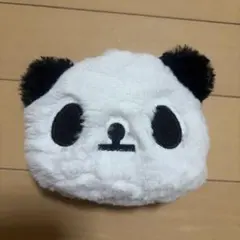 パンダ フェイス ポーチ ふわふわ