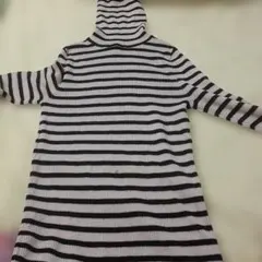 ボーダー タートルネック 長袖