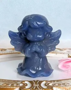水晶 天使ちゃん♡ 虹あり♡ エンジェル 天然石 彫刻 置物 新入荷
