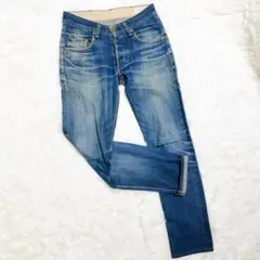 Y2K ラグ&ボーン ストレート デニム パンツ 28 Rag&Bone ヒゲ