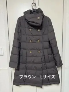新品 レリアン ダイヤキルトフーデッドダウンコ－ト 軽量 大きめ 
