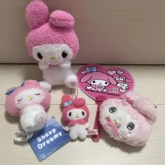 サンリオ　マイメロ他　ぬいぐるみ　ポーチ