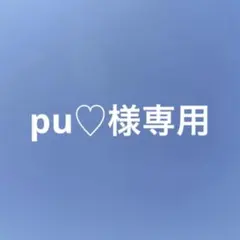 pu♡様専用