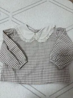 valubebe 18m チェック柄ブラウス