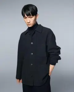 UNIQLO/ユニクロ +J ウールブレンドオーバーサイズシャツジャケット