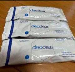 Ophtecs cleadew 消毒タブレット 3パック