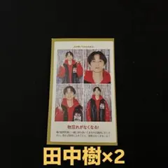 TVガイド 証明写真 田中樹 2枚セット