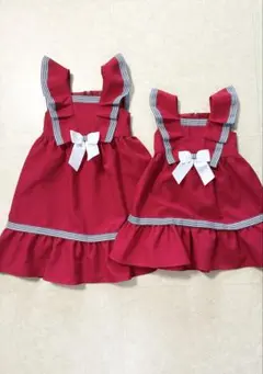 姉妹お揃いワンピースのサムネイル