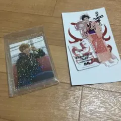 深澤辰哉トレカ1枚、深澤辰哉2022滝沢歌舞伎ZEROのお丸さんのアクスタ