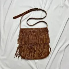 VINTAGE Nardelli 本革 レザー ショルダーバッグ y2k パンクのサムネイル