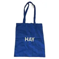 HAY ロゴ トートバッグ ブルー