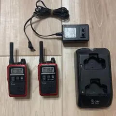 特定省電力トランシーバーIC-4350 2台+純正充電池+充電器BC−200
