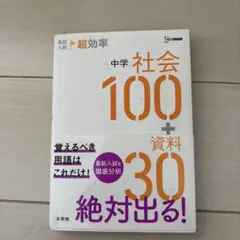中学社会 100 + 資料 30