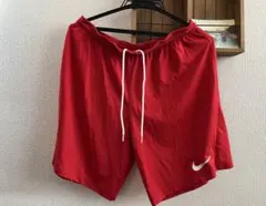 ナイキ【NIKE】ハーフパンツ 短パン スポーツ メンズ （サイズＬ）レッド 赤