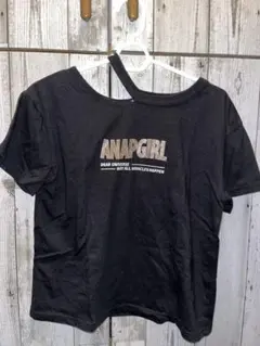 ANAP GIRL 半袖 Tシャツ ブラックのサムネイル