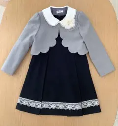 フォーマル5点セット 110 卒園式 入学式 ワンピース PLUS ONE