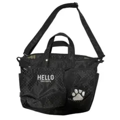 【未使用級】DOG DEPT マナーポーチ付きお散歩バッグ L ブラック