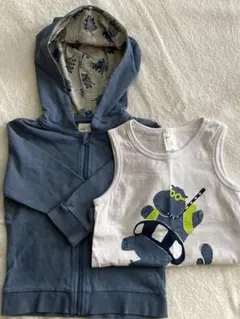 H&M パーカー&タンクトップセット