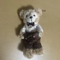 ダッフィー ぬいぐるみバッジ キーホルダー