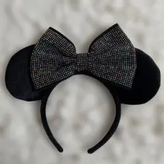 ディズニーランド ミニーちゃん ブラック カチューシャ