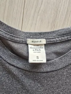 Abercrombie & Fitch MUSCLE 長袖Tシャツ S グレー