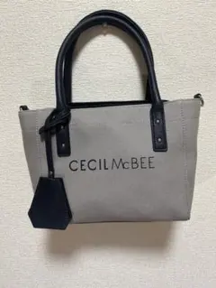 CECIL McBEE グレー トートバッグ