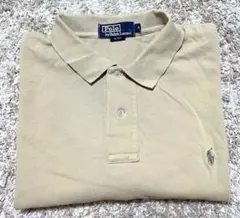 ✨希少•90s✨生成り　ラルフローレン　ポロシャツ　ベージュ　ボックスシルエット