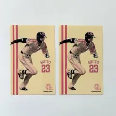 【福岡ソフトバンクホークス】周東佑京 23 ピンクフルデー 2枚セット