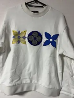 ルイ・ヴィトン★モノグラム・フラワー エンブロイダリー スウェットシャツ★XS