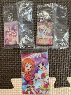 アイカツ！×プリパラ　だれでもアクリルチャーム　あかり　らぁら　カード