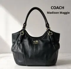 COACH マディソン マギー ワンショルダーバッグ レザー 馬車金具 Y2K