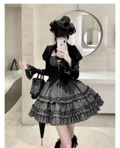 raffine コウモリ羽ばたく魔法ワンピース