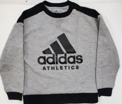 adidas　アディダス トレーナー 140cm グレー/黒