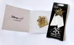 Disney 1st ANNIVERSARY 25thピンバッジ セット