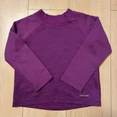 Patagonia 長袖カットソー パープル ボーダー 2Tのサムネイル