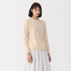 MUJI Labo 和紙混半袖クルーネックセーター ペールグリーン S - メルカリ